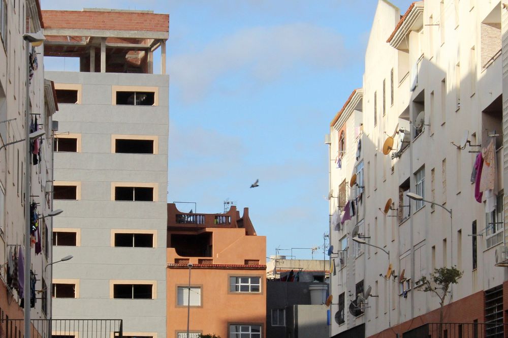 Vista de un barrio de Ceuta.