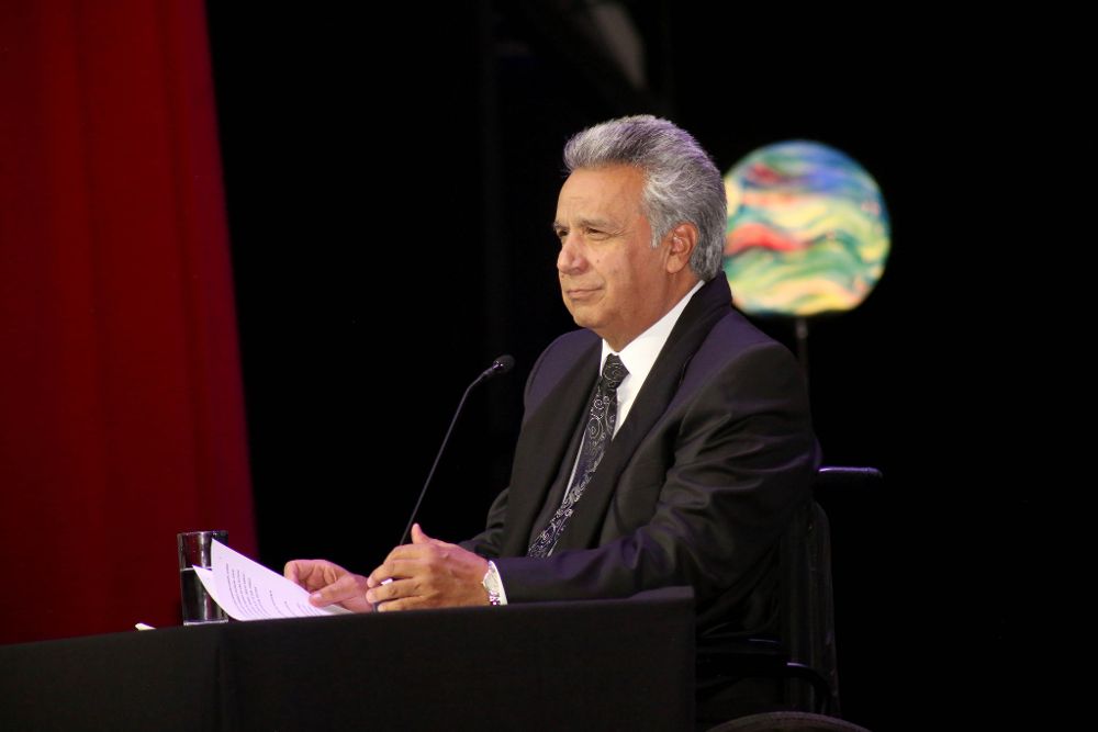 El presidente ecuatoriano, Lenín Moreno.