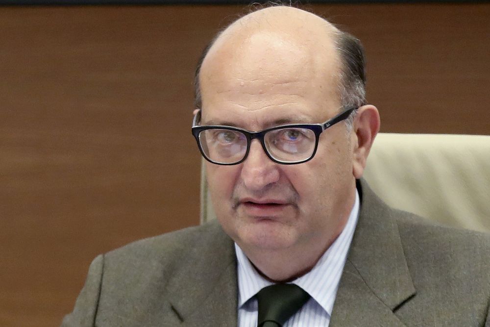 El presidente del Tribunal de Cuentas Ramón Álvarez de Miranda, durante su comparecencia para presentar los informes de fiscalización en la Comisión Mixta del Congreso de los Diputados.