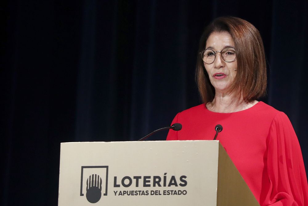 La presidenta de Loterías y Apuestas del Estado, Inmaculada García Martínez.