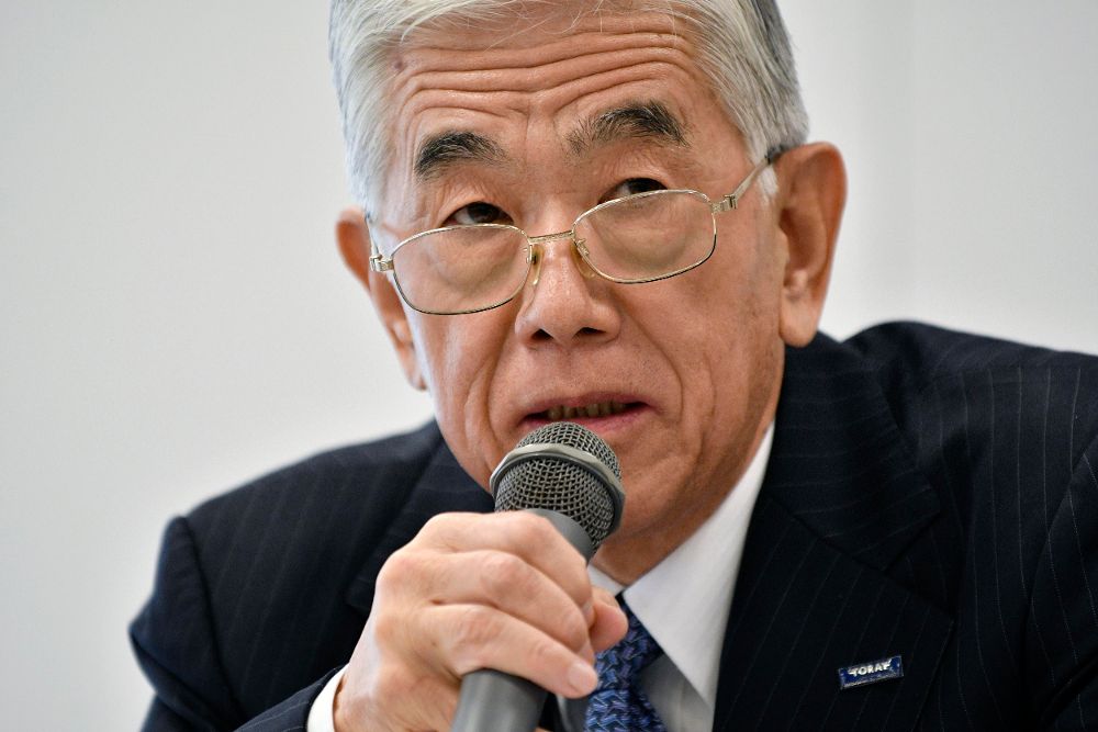 El presidente de Toray Industries Inc., Akihiro Nikkaku.