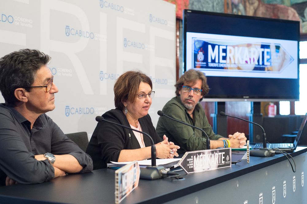 Presentación de la próxima edición de Merkarte en Santa Cruz de Tenerife.