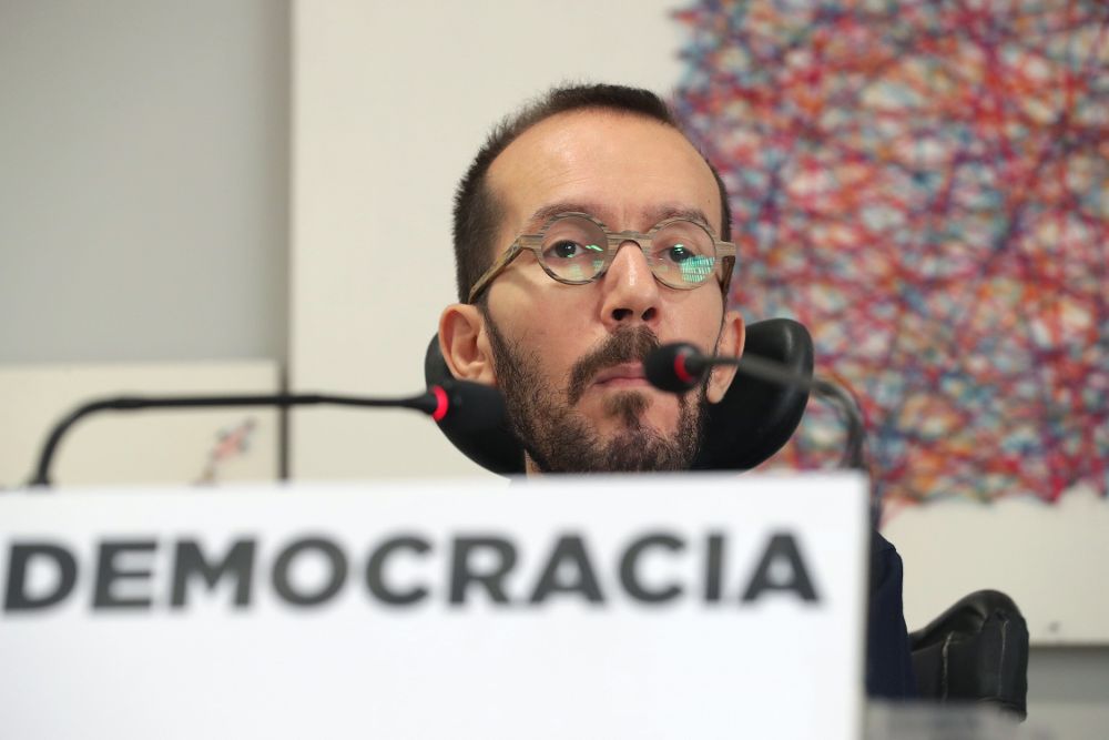 El secretario de organización de Podemos, Pablo Echenique.