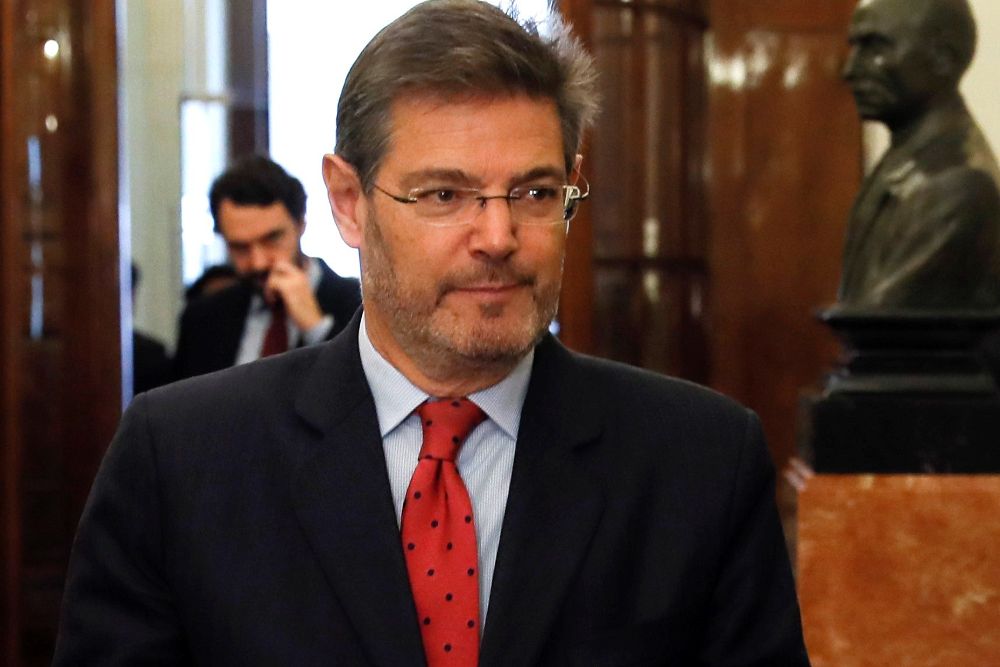 El ministro de Justicia Rafael Catalá.