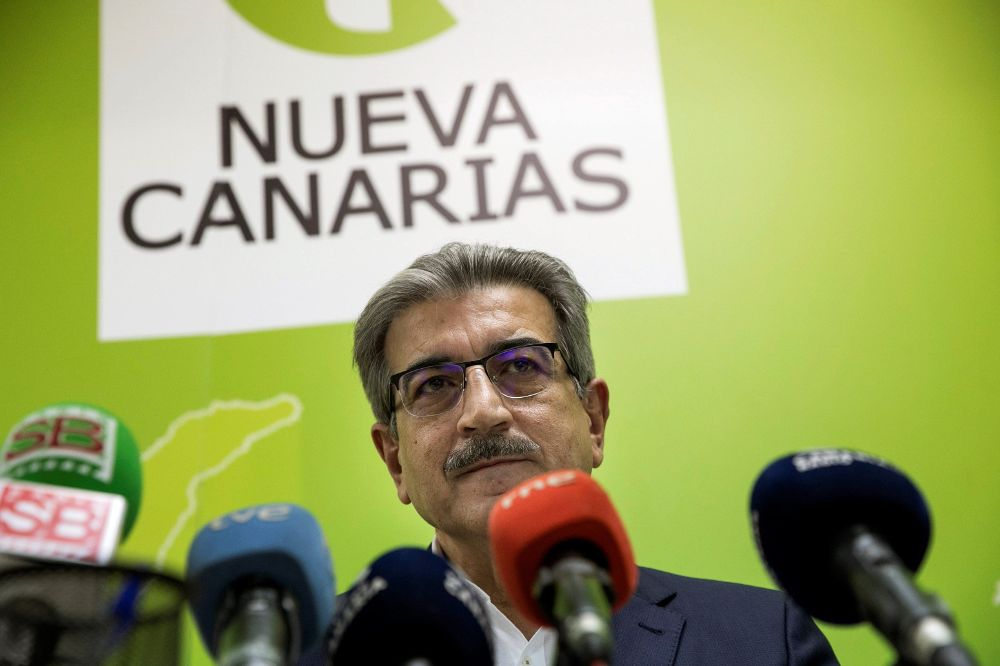 El presidenta de Nueva Canarias, Román Rodríguez.