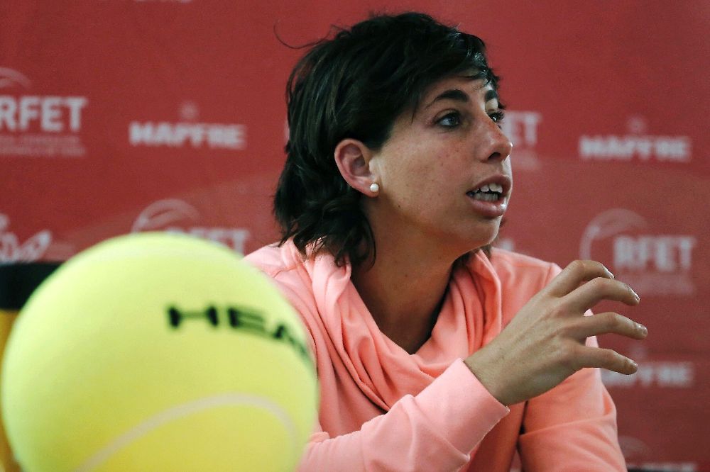 La tenista Carla Suarez.
