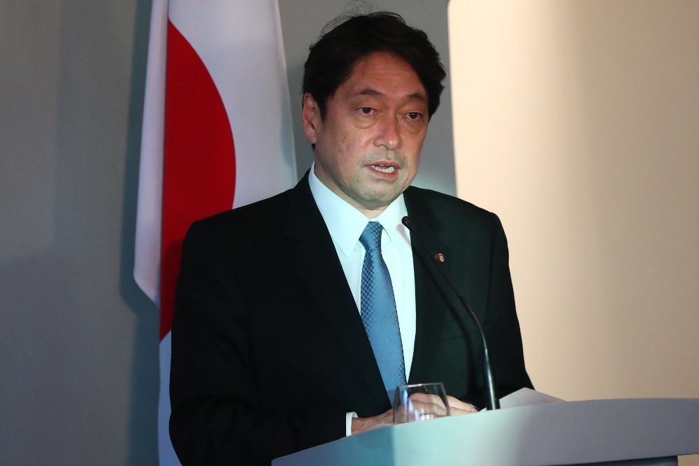 El ministro japonés de Defensa, Itsunori Onodera.