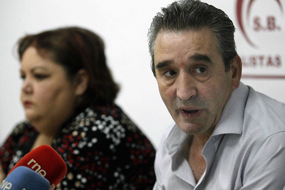 El secretario general de Sindicalistas de Base, Salvador Viñas, anunció el pasado día 5 la huelga.