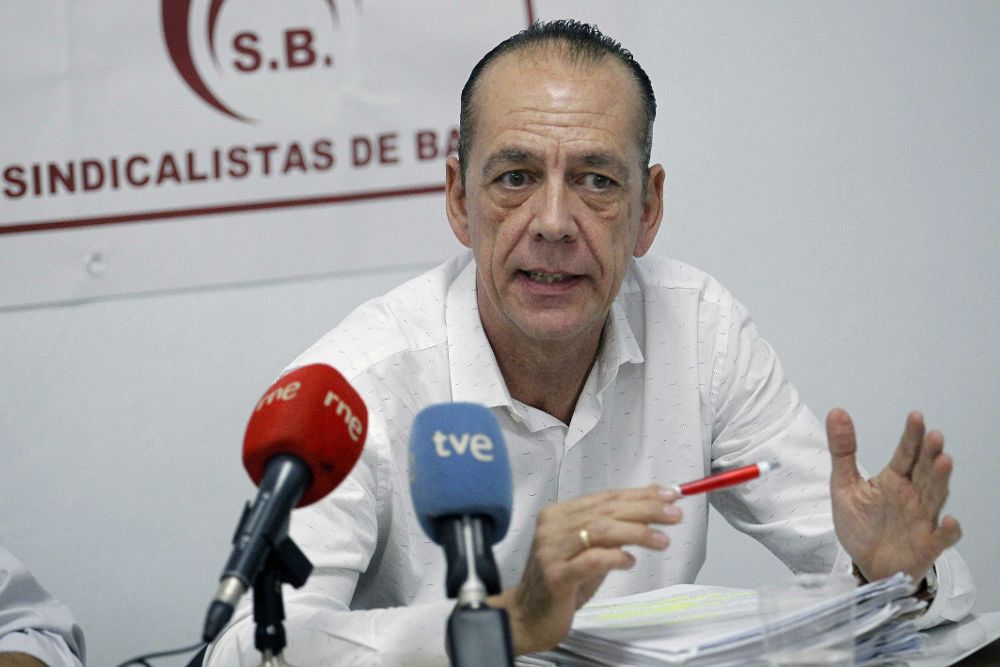 Manuel Fitas, dirigente de Sindicalistas de Base.