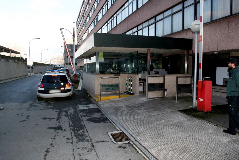 Cuartel de la Guardia Civil en Lonzas (A Coruña) donde fue trasladado el hombre detenido por la Guardia Civil por una presunta agresión sexual en Boiro (A Coruña). 