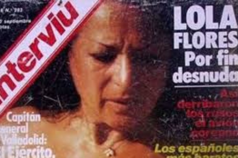 El "desnudo" de Lola Flores fue una de las portadas históricas de la revista.