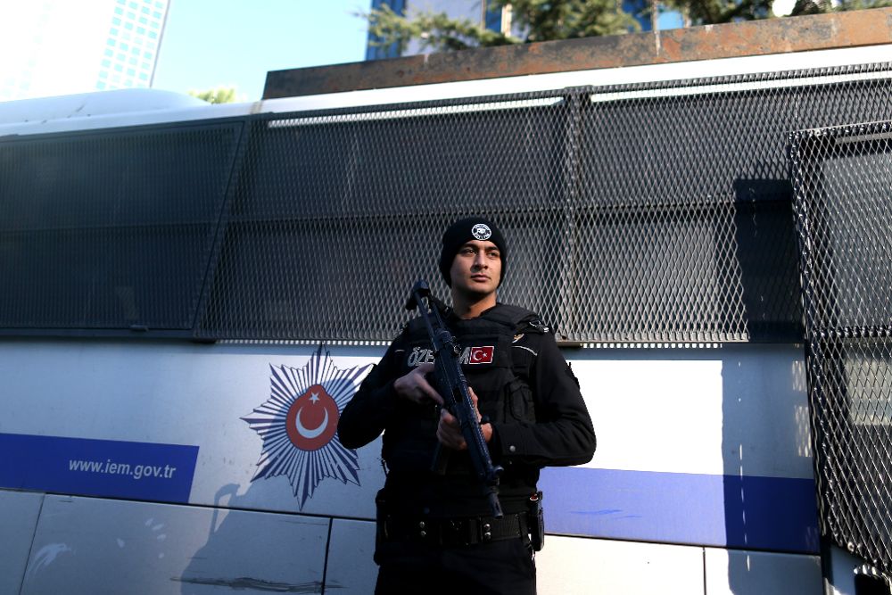 Un policía turco.