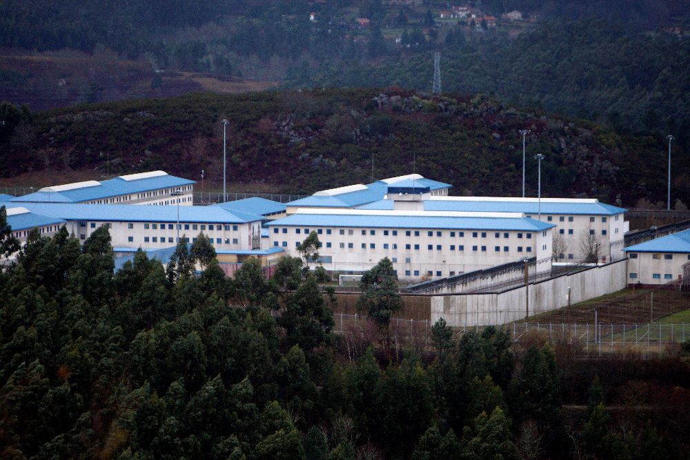 Vista de la cárcel de A Lama.