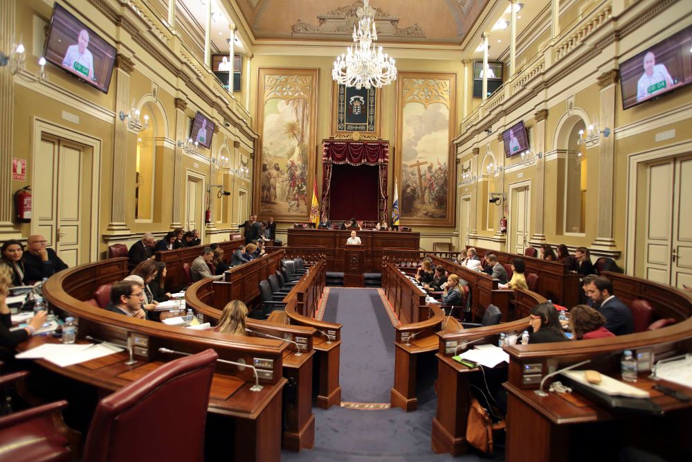 Una sesión del Parlamento de Canarias.