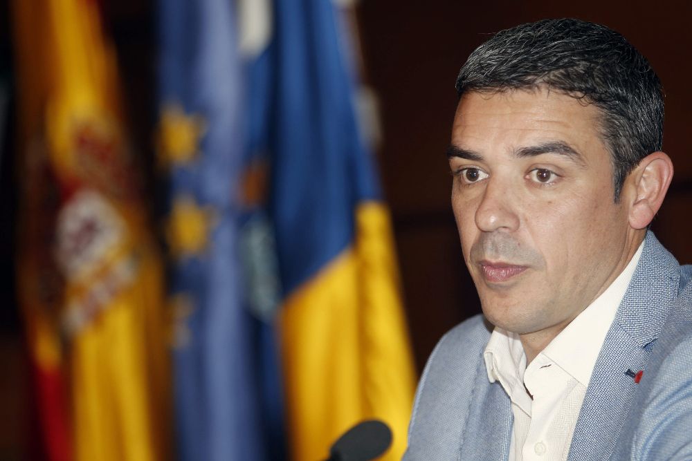 El consejero de Agricultura del Gobierno de Canarias, Narvay Quintero.