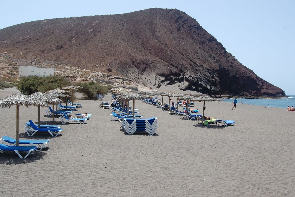 Imagen de archivo de la playa de La Tejita, que ha sido cerrada por precaución.