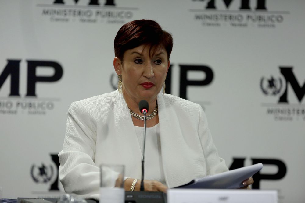 La fiscal general de Guatemala Thelma Aldana.