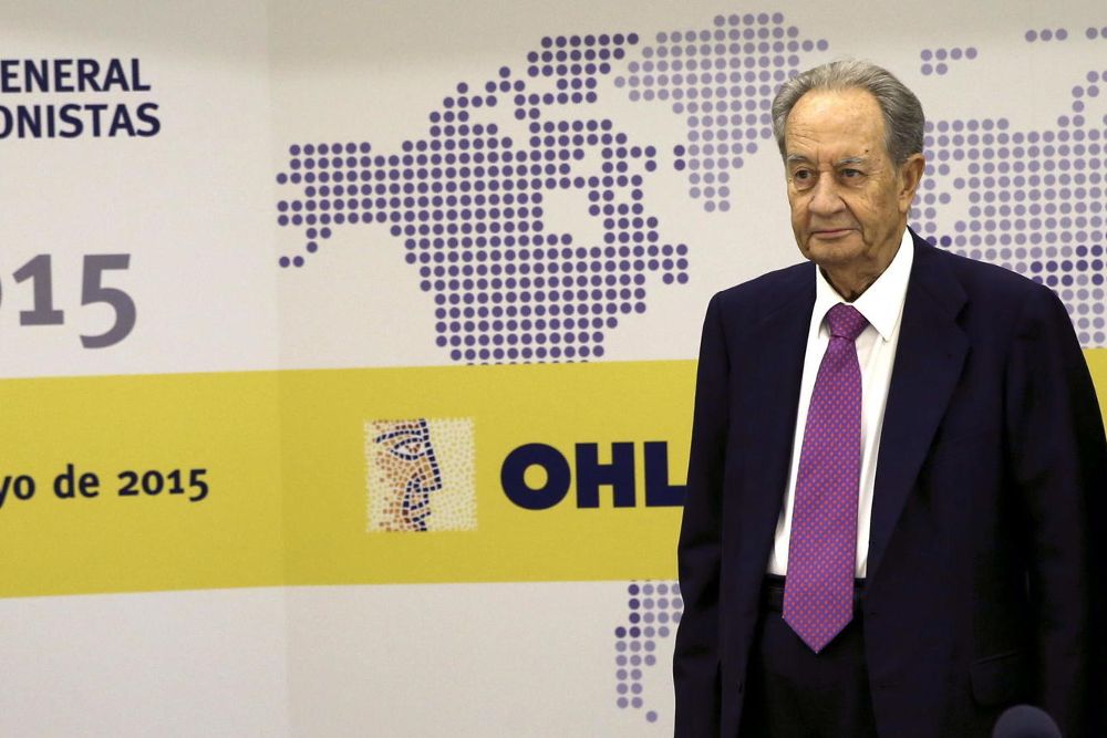 Juan Miguel Villar Mir en sus tiempos de presidente de OHL.