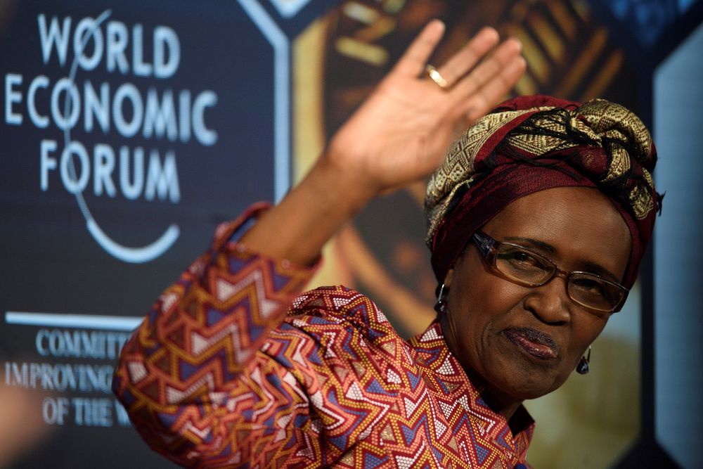 La directora ejecutiva de Oxfam Internacional, Winnie Byanyima. de 2018.