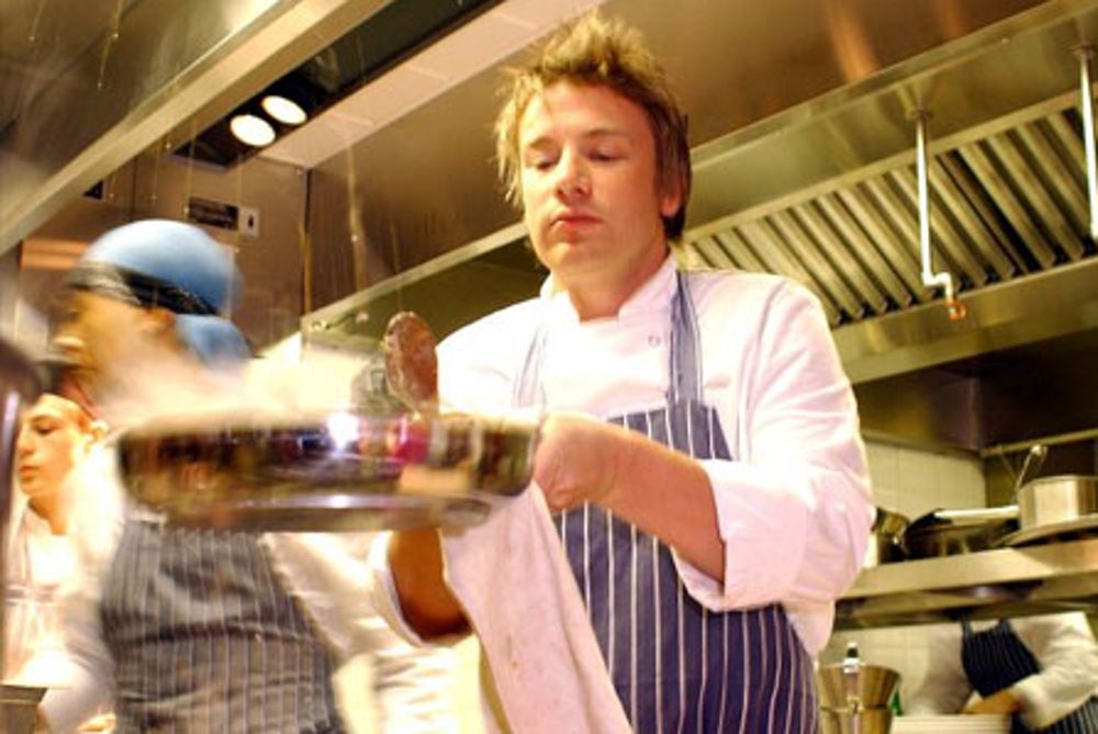 El chef británico Jamie Oliver. 