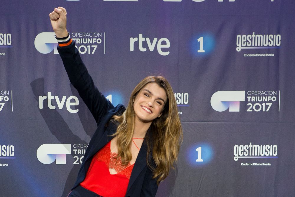 Amaia Romero, ganadora del concurso televisivo Operación Triunfo.