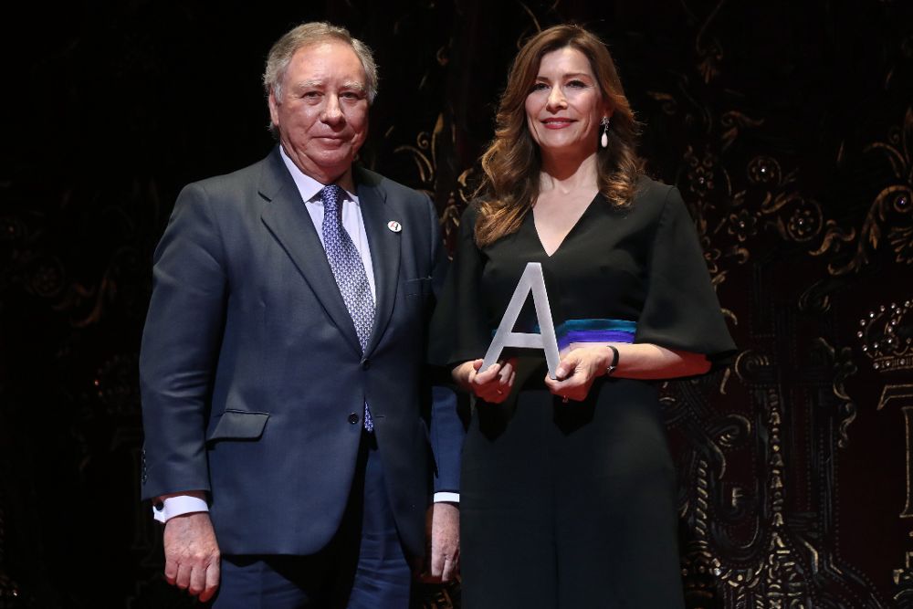 Clemente González Soler, en la entrega de los premios "A" de ARCO 2018.