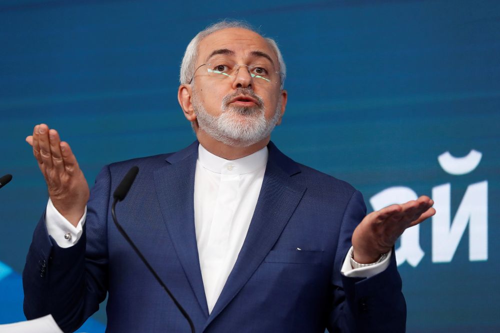 El ministro de Asuntos Exteriores de Irán, Mohamad Javad Zarif.