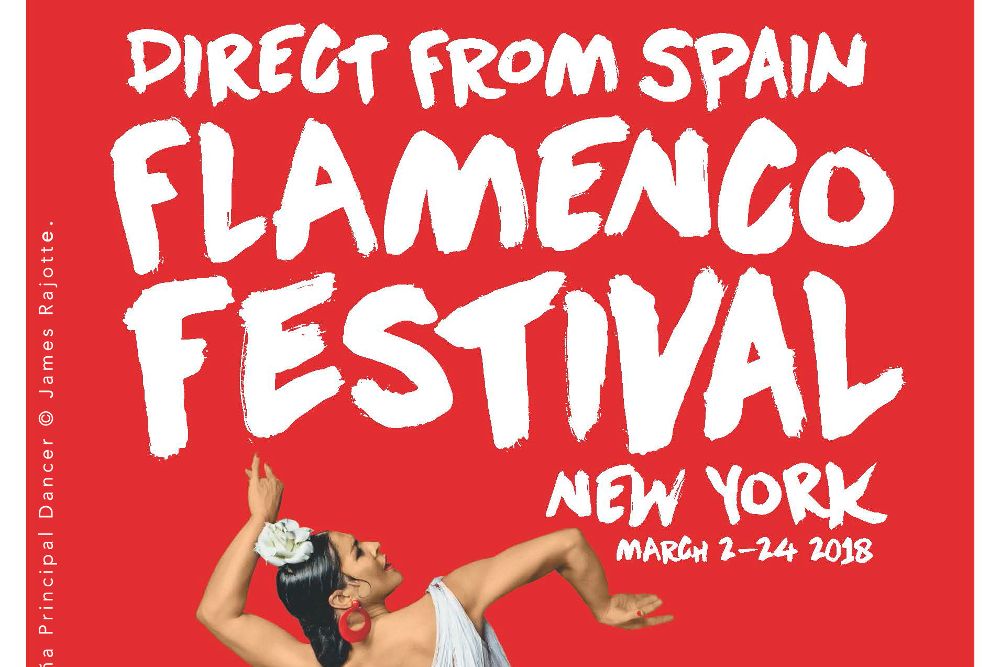 Cartel de la edición del Flamenco Festival en Nueva York.