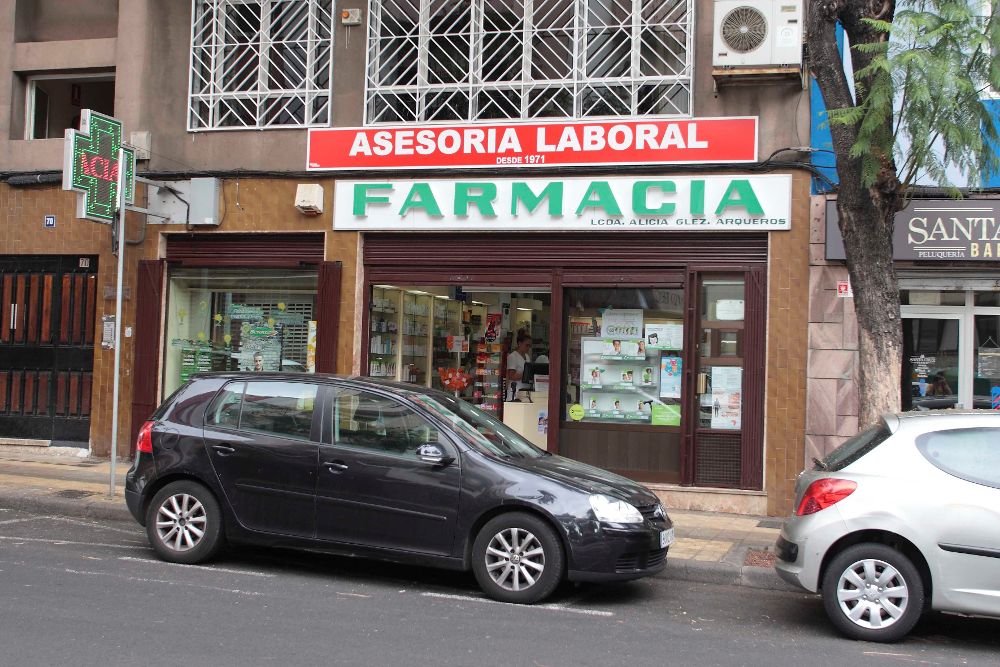 Una farmacia de Tenerife.