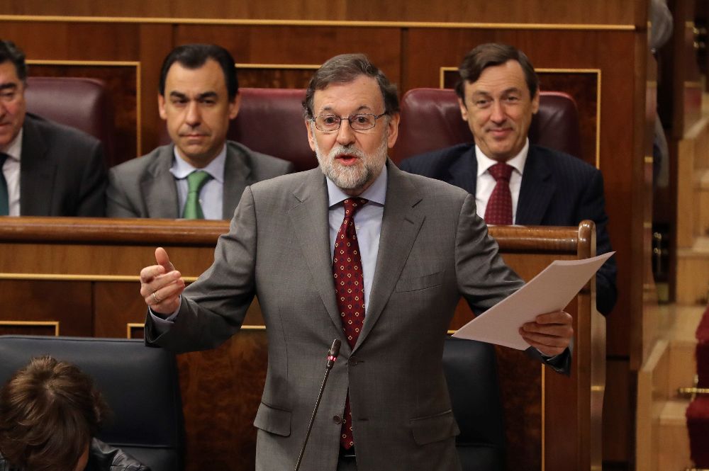 Rajoy responde hoy, en la sesión de control del Congreso.