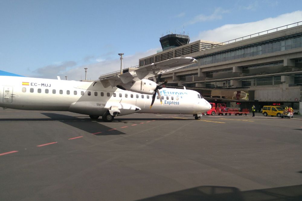 Air Europa cubre la ruta con un avión ATR 72-500, con capacidad para 68 pasajeros.