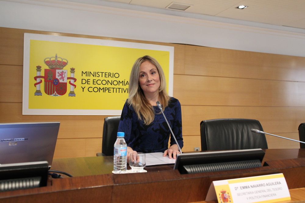 La secretaria general del Tesoro y Política Financiera, Emma Navarro.