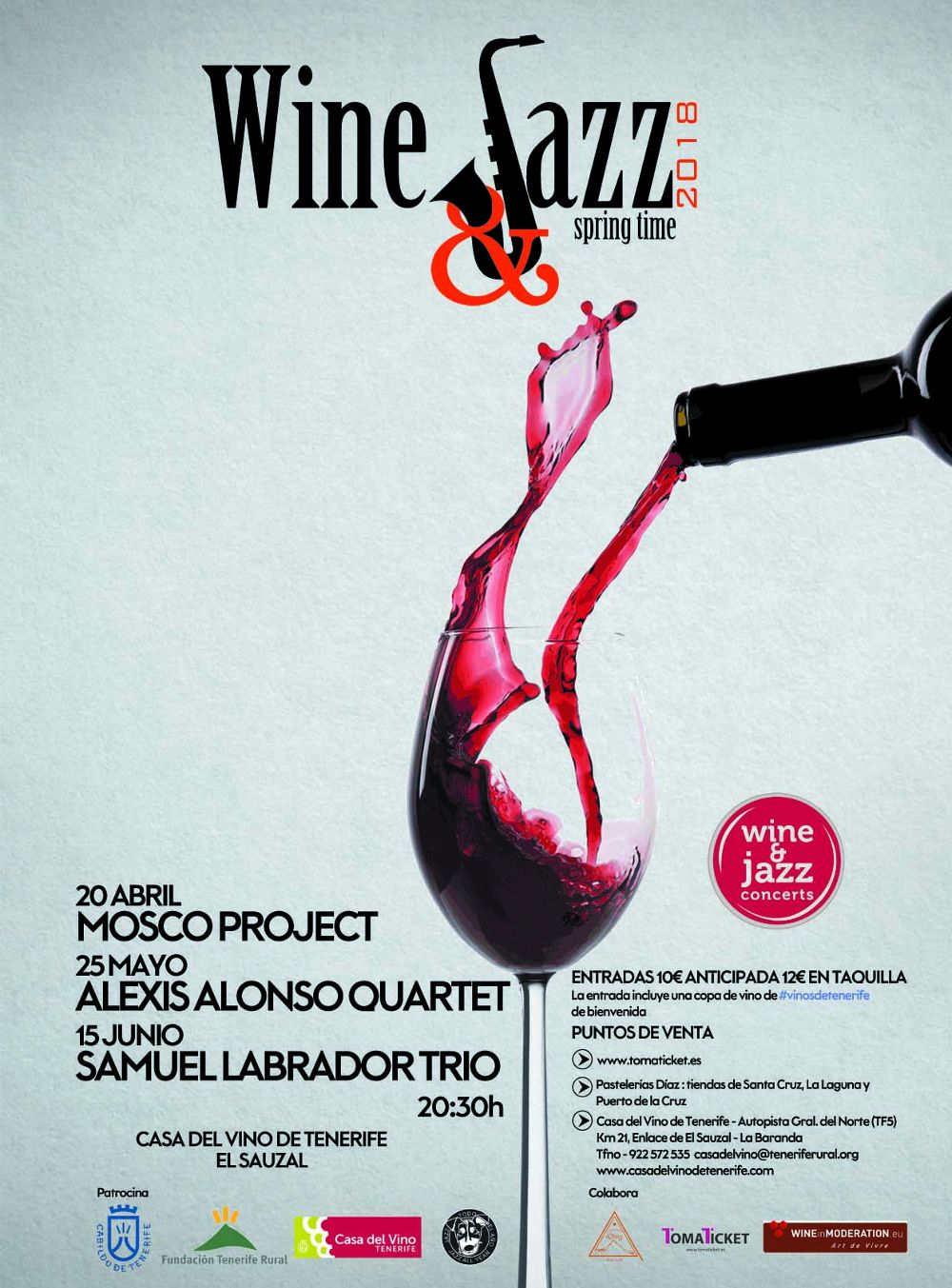 Cartel de la cuarta edición de Wine&Jazz.