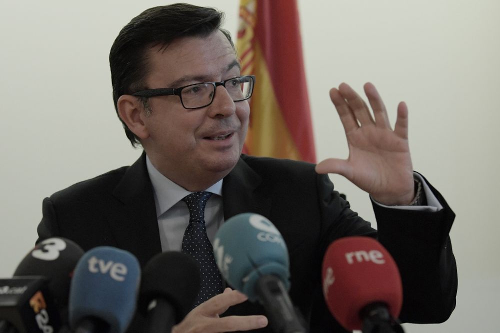El ministro de Economía, Industria y Competitividad de España, Román Escolano.