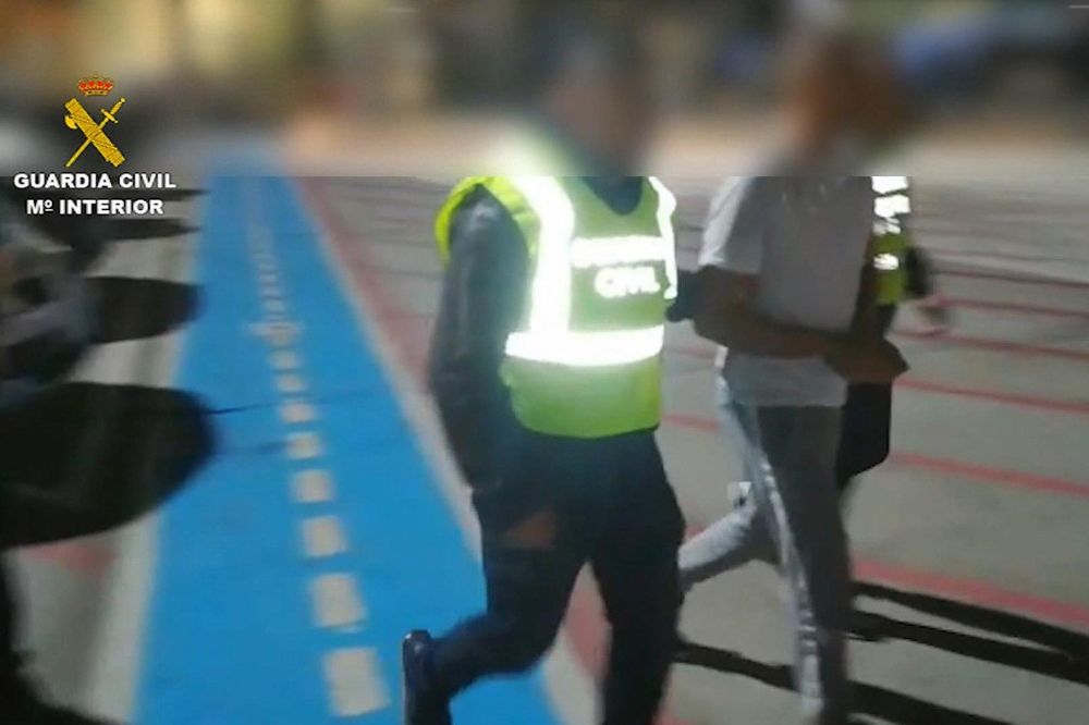 Captura de TV facilitada por la Guardia Civil, cuerpo que ha detenido en Gran Canaria a un hombre de 31 años, de nacionalidad española pero nacido en Jordania, que incitaba a la violencia yihadista en las redes sociales.