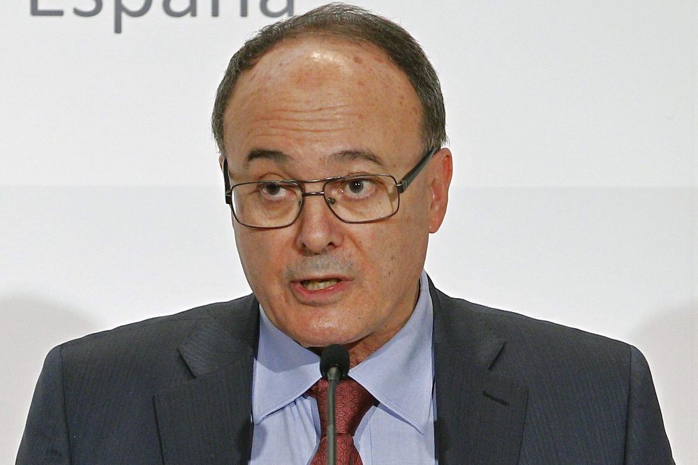 El gobernador del Banco de España, Linde.