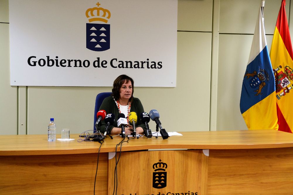 La consejera de Educación y Universidades del Gobierno de Canarias, Soledad Monzón.