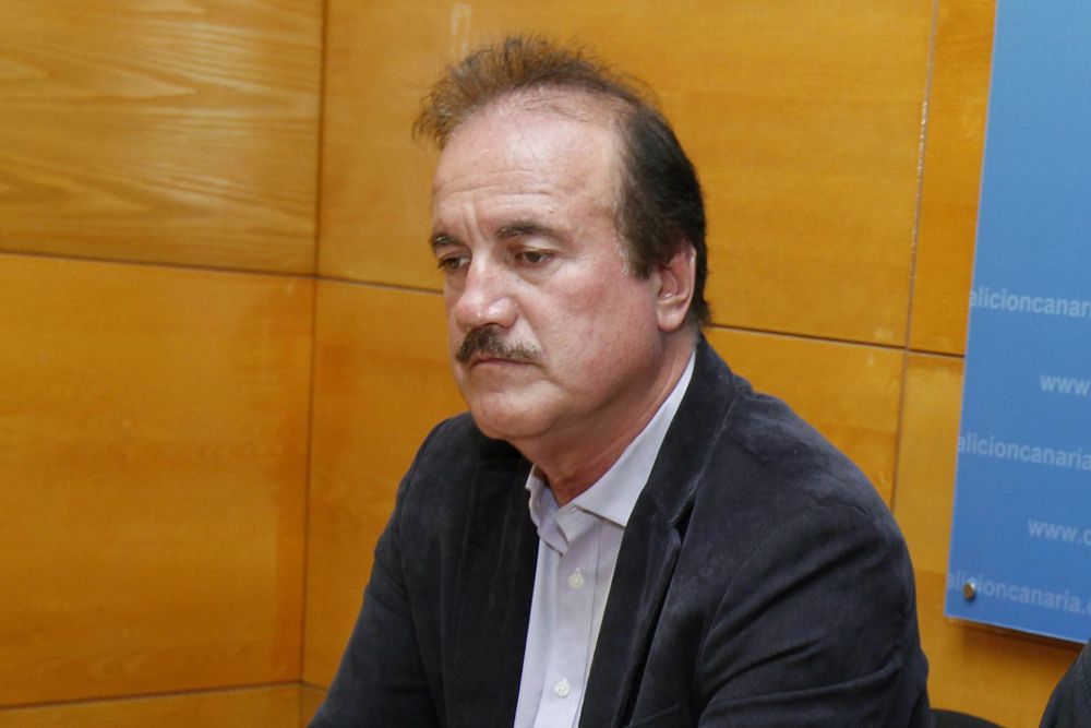 El exalcalde de Firgas Manuel Báez.