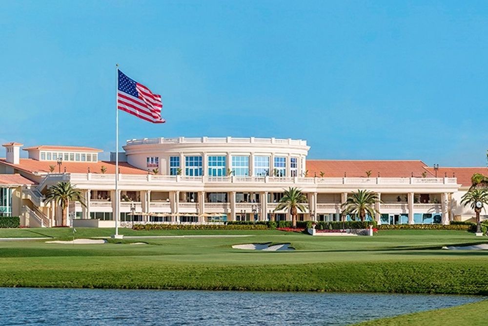 Campo de golf de Trump Doral, en Florida, propiedad del presidente de EEUU.