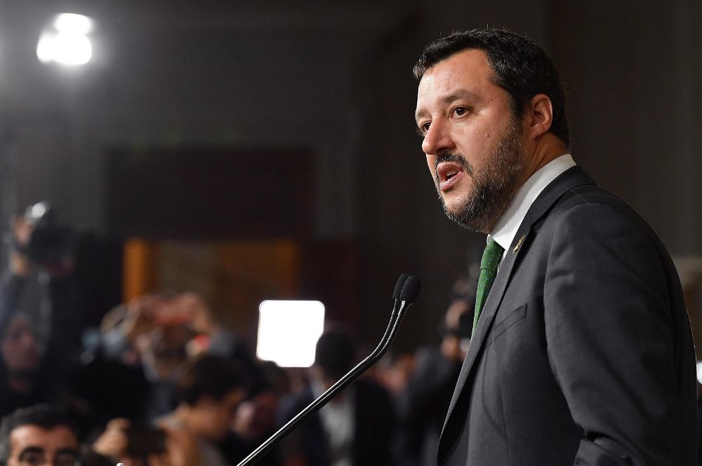 El líder de la Liga Norte, Matteo Salvini.
