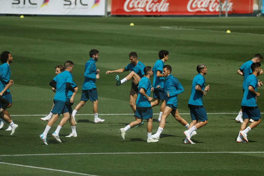 Jugadores del Real Madrid.