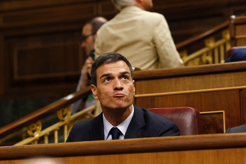 Pedro Sánchez, en el Congreso en una imagen de 2016.