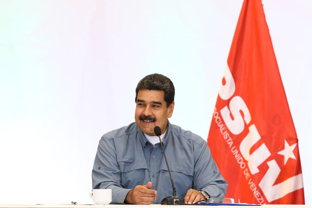 Fotografía cedida por la oficina de prensa de Miraflores, del presidente venezolano, Nicolás Maduro.