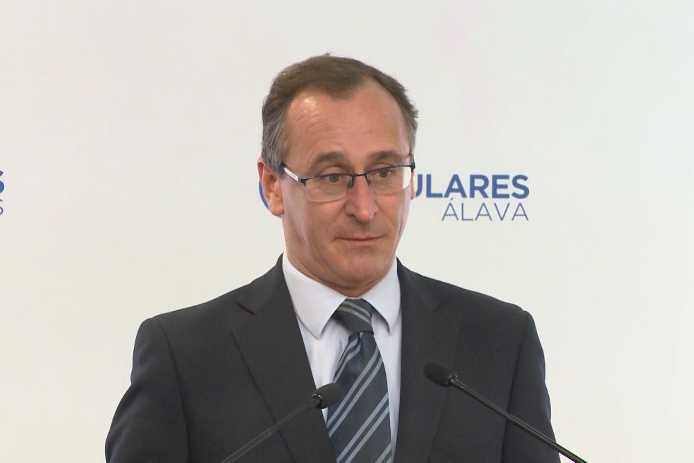 El presidente del PP vasco, Alfonso Alonso.