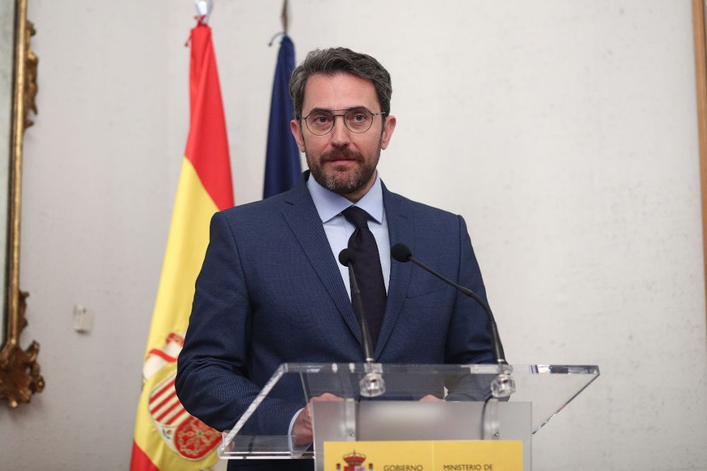 El ministro de Cultura y Deporte, Máxim Huerta.