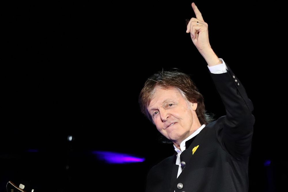 El cantante y compositor del Reino Unido Paul McCartney.