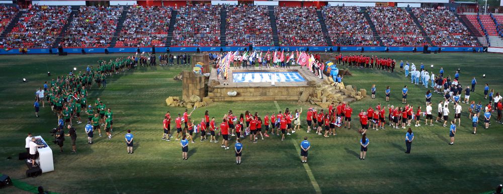Clausura de los XVIII Juegos Mediterráneos Tarragona 2018 que han tenido lugar del 22 de junio al 1 de julio.