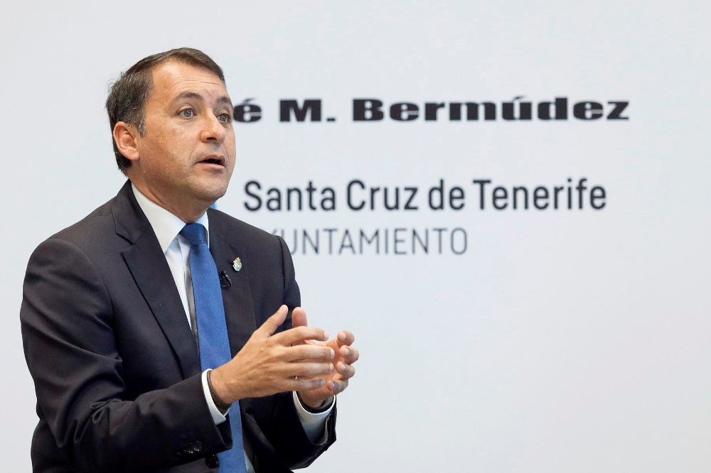 El alcalde de Santa Cruz de Tenerife, José Manuel Bermúdez.