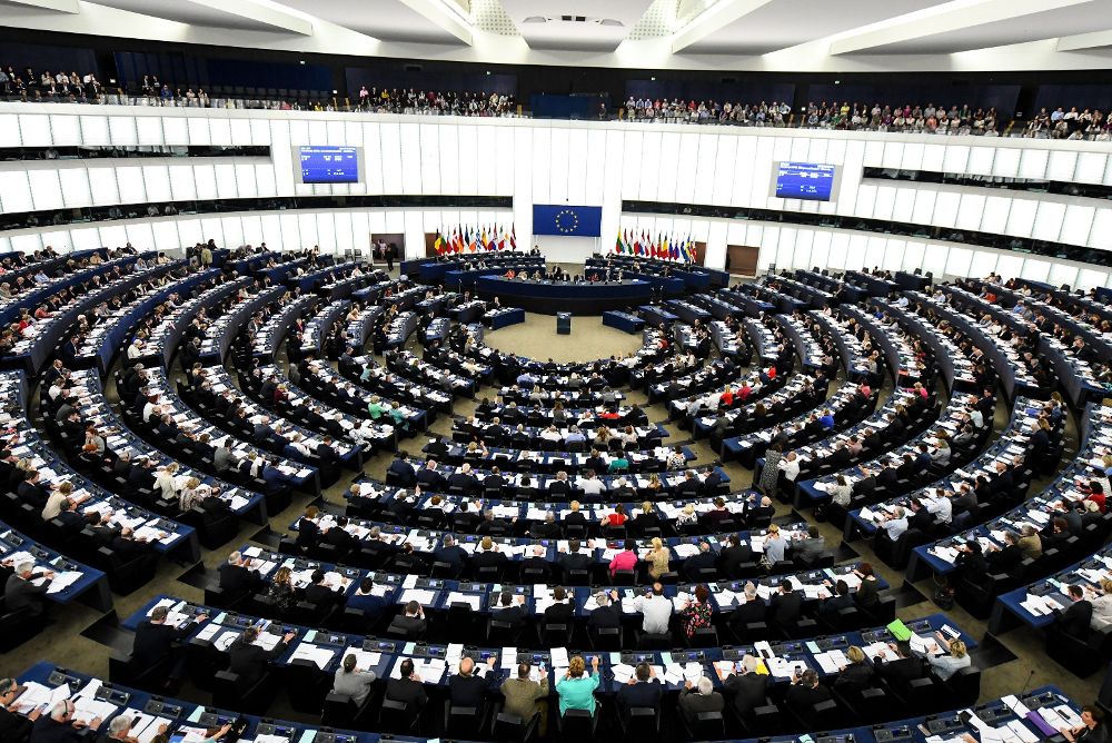 Foto de archivo del Parlamento Europeo en Estrasburgo (Francia).