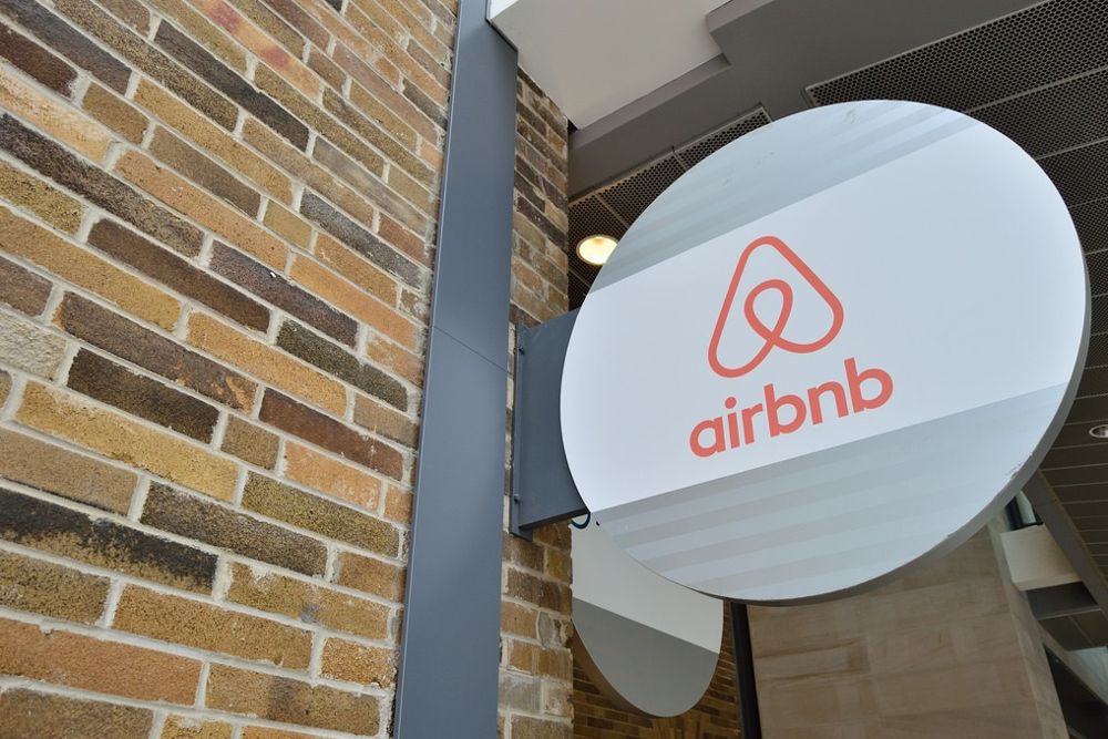 Una sede de la compañía de alquileres turísticos urbanos Airbnb.